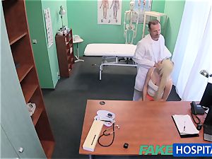 FakeHospital doctor helps towheaded get a wet fuckbox