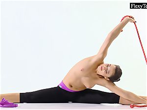 Tonya the super-fucking-hot gymnast makes epic poses