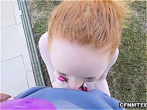 nasty ginger pulverized by swimming coach
